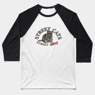 Street Cat Vintage Baseball T-Shirt